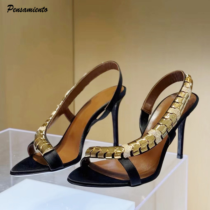 Summer Clothing Offers - Sandales gladiateur de luxe pour femme