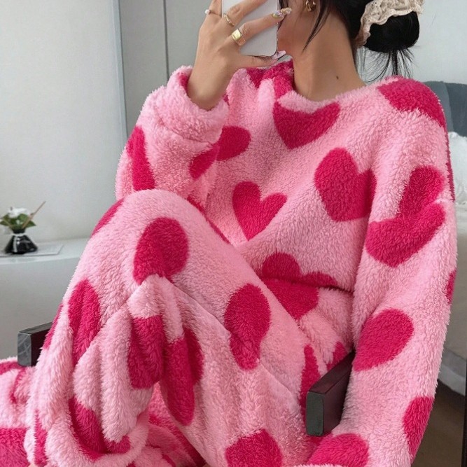 Summer House Clothing - Pyjama rose vif, vêtements de nuit