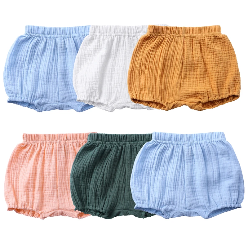 Summer Clothing Affordable - Bloomers d'été de couleur unie pour