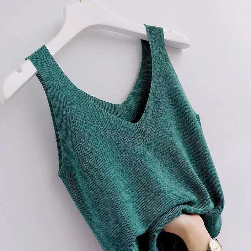 Summer Zara - Débardeur en tricot sans manches pour