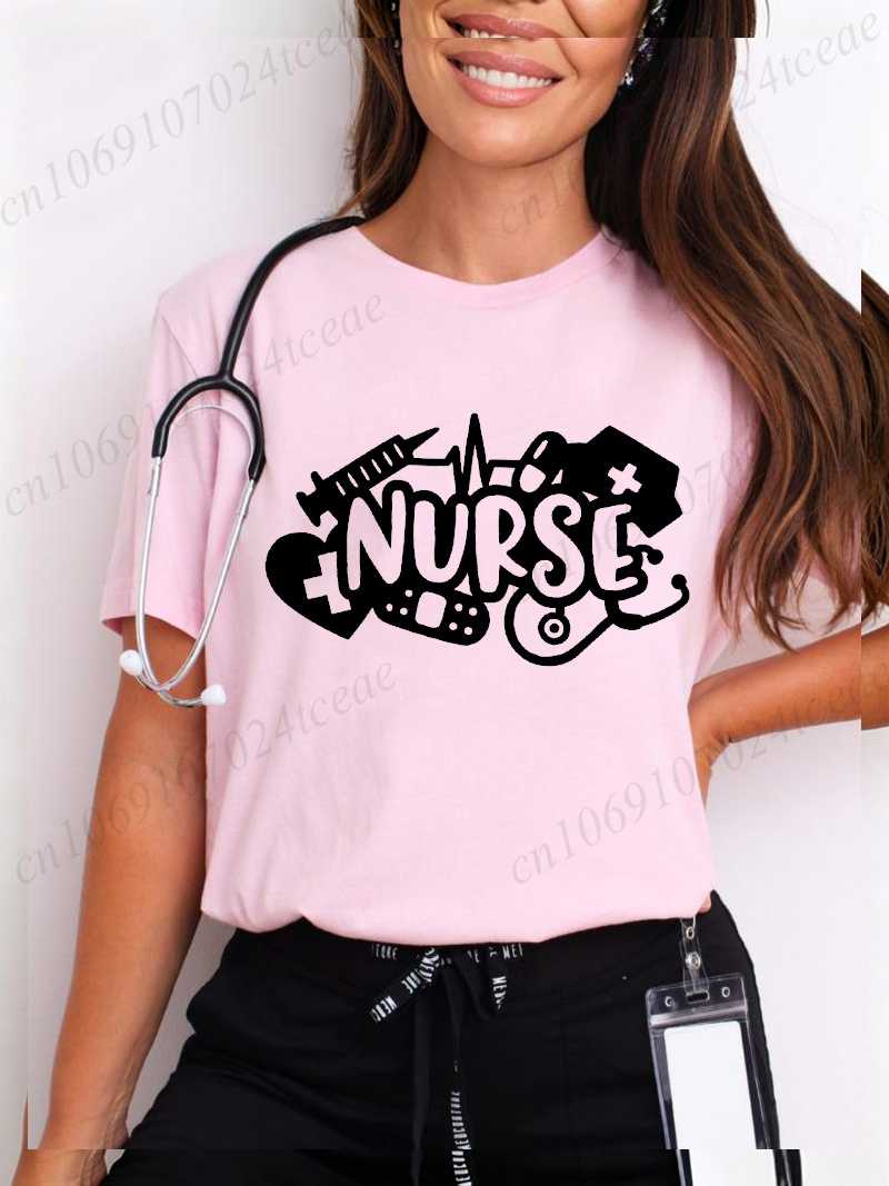 Summer Loving Clothing - T-shirt pour femme Love Nurse, t-shirts