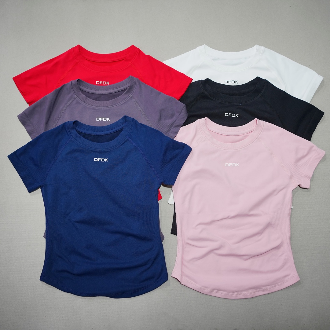 Summer Gym Clothing - DFDK T-shirt élastique à manches courtes