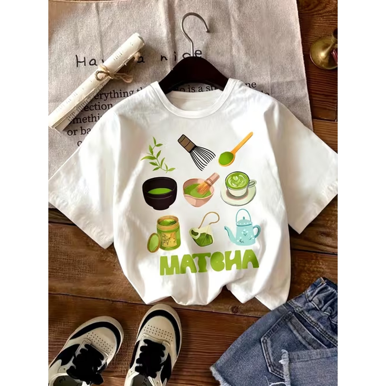 Summer Clothing Affordable - T-shirt à manches courtes pour filles,