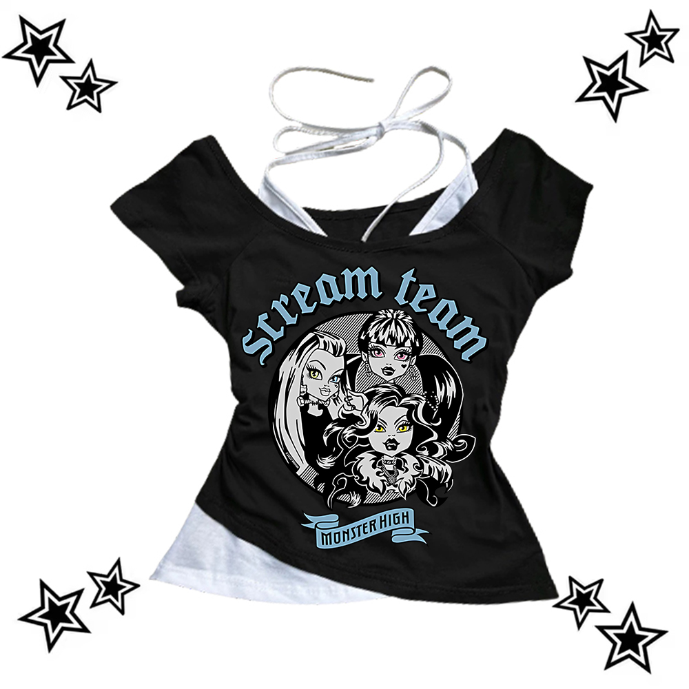 Summer Clothing Newborn - Esthétique Punk Fée Tee kawaii bébé