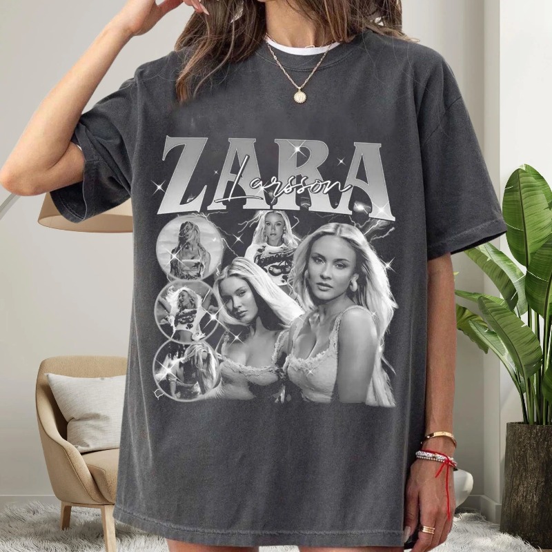 Summer Zara - Zara Larsson T-shirt d'inspiration vintage, t-shirt
