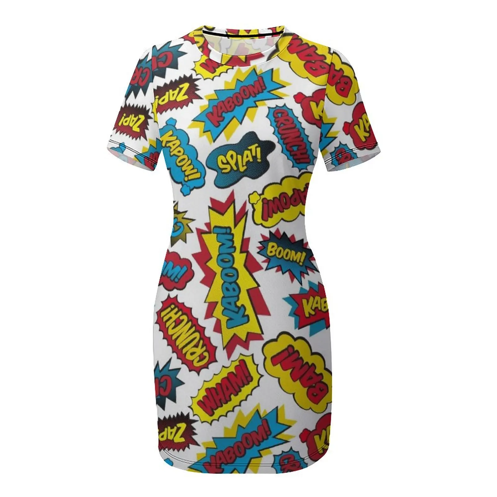 Super mots ! Robe à manches co - Summer Clothing Words avis et prix