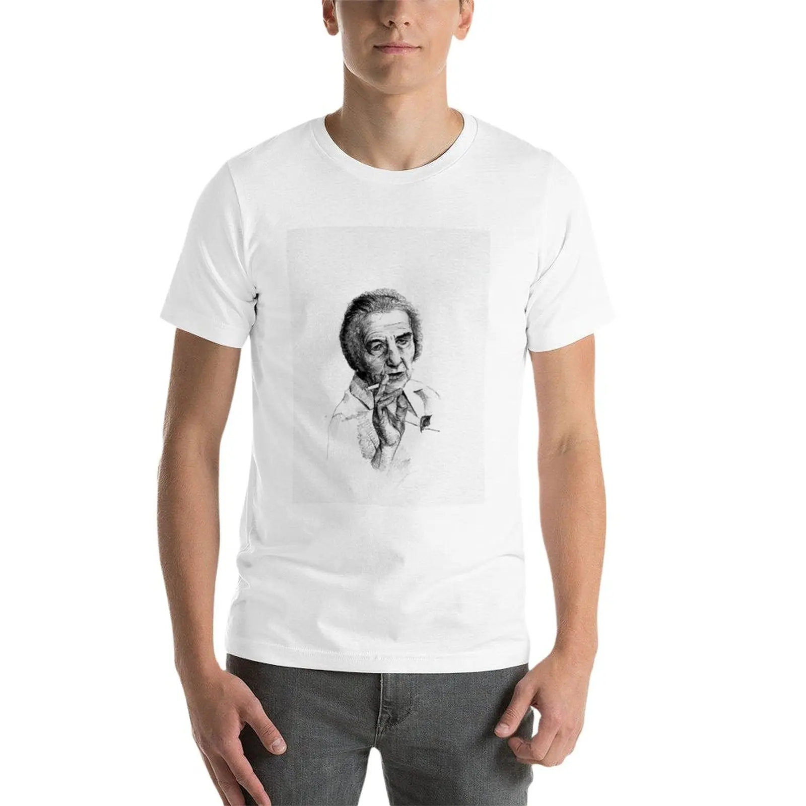 T-shirt Golda Meir pour hommes - Summer Clothing Aesthetic avis et prix