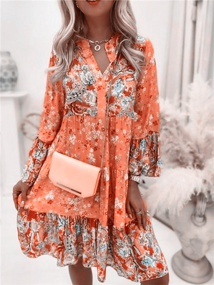 Robe décontractée à imprimé Fl - Summer Zara avis et prix