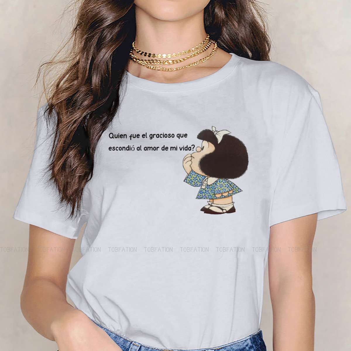 T-shirt Harajuku Vintage pour  - Summer Clothing Words avis et prix