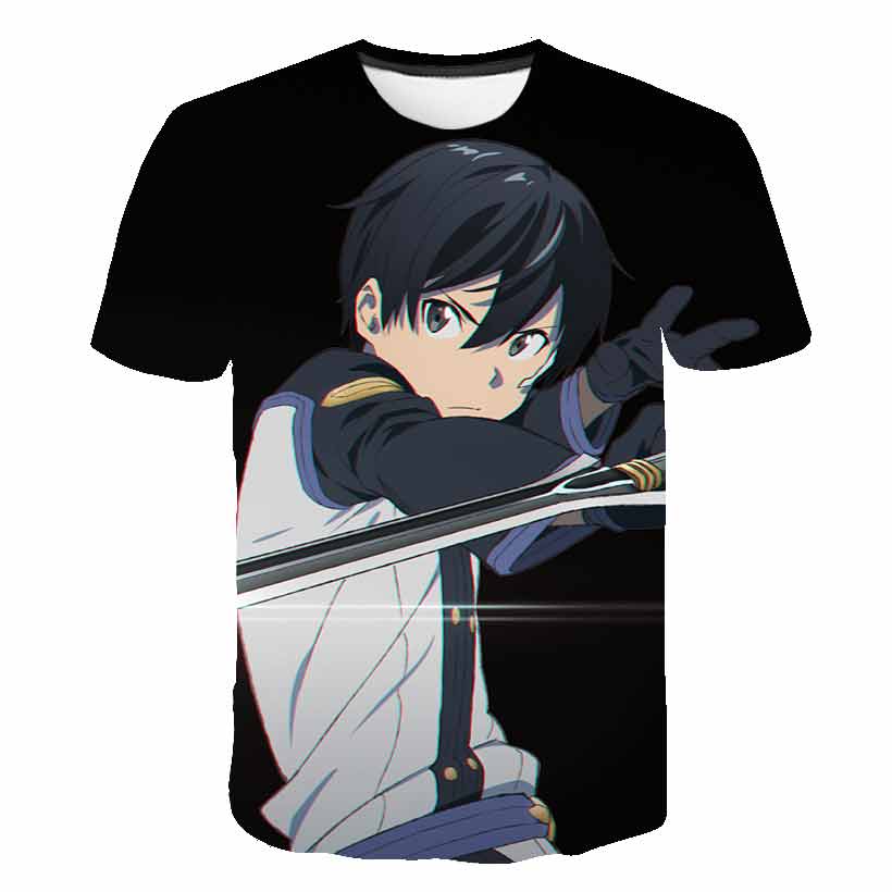 Anime 3D imprimé épée Art en l - Summer Clothing Online Shopping avis et prix