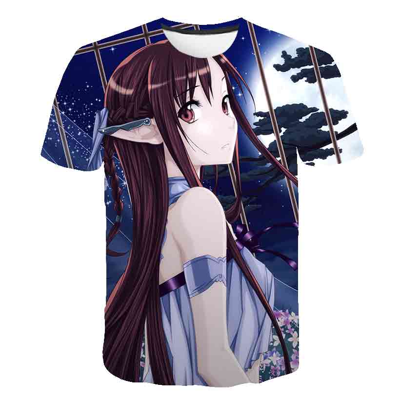 Anime 3D imprimé épée Art en l - Summer Clothing Online Shopping avis et prix