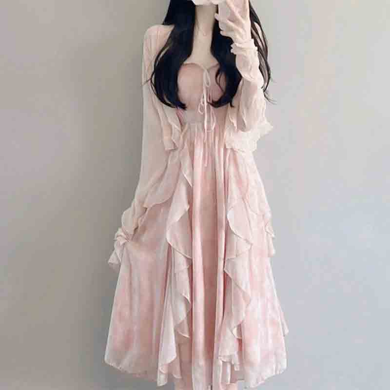 Ensemble de robe à bretelles p - Summer Clothing Aesthetic avis et prix