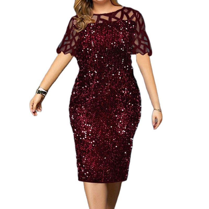Robe de soirée brillante pour  - Summer Clothing For 60 Year Old Woman avis et prix