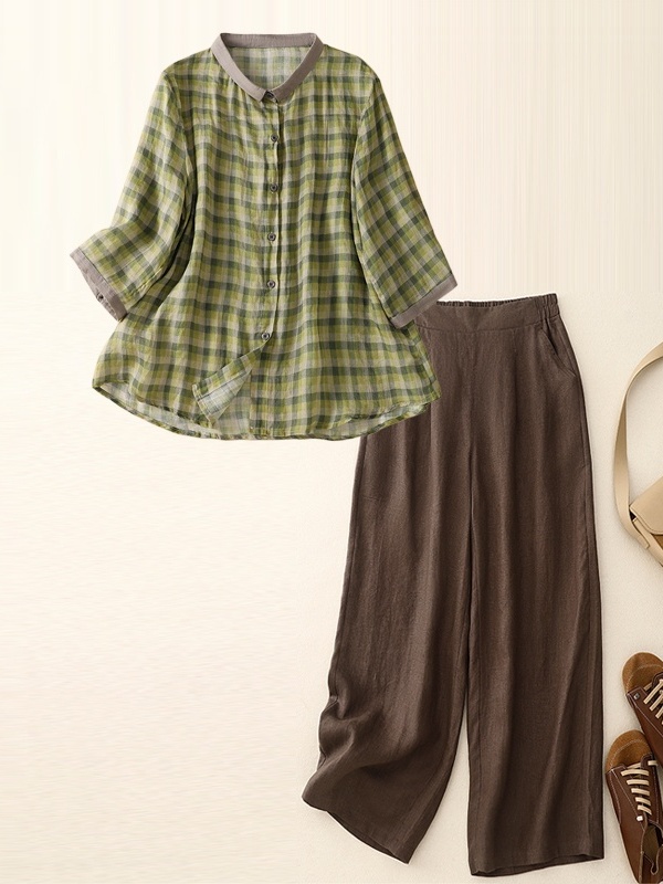 Ensemble en coton et lin pour  - Summer Clothing Over 60 avis et prix