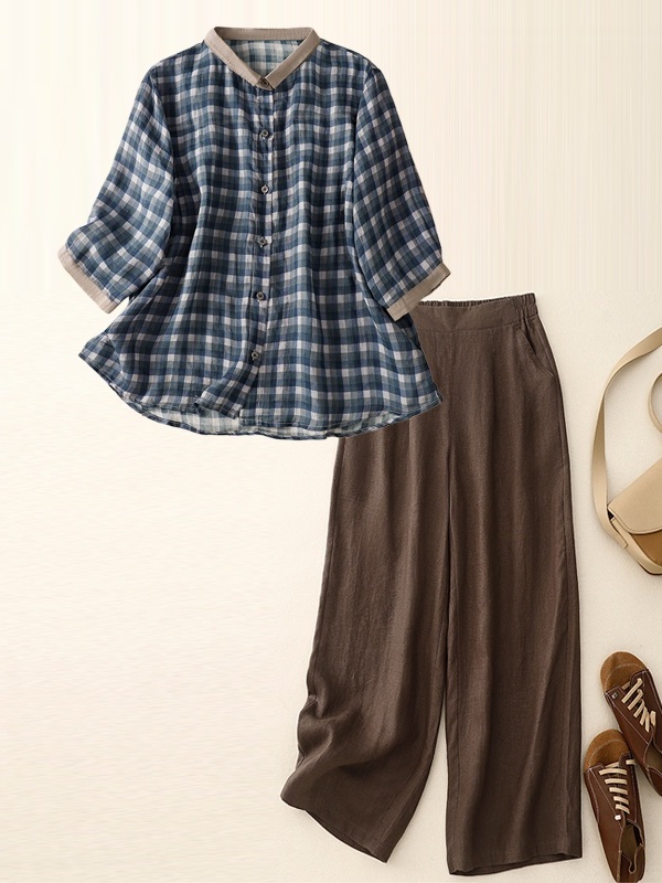 Ensemble en coton et lin pour  - Summer Clothing Over 60 avis et prix