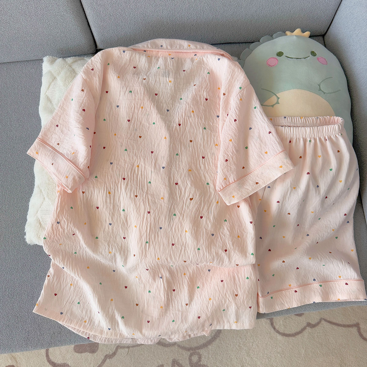 Ensemble pyjama en coton impri - Summer Clothing Cheap avis et prix