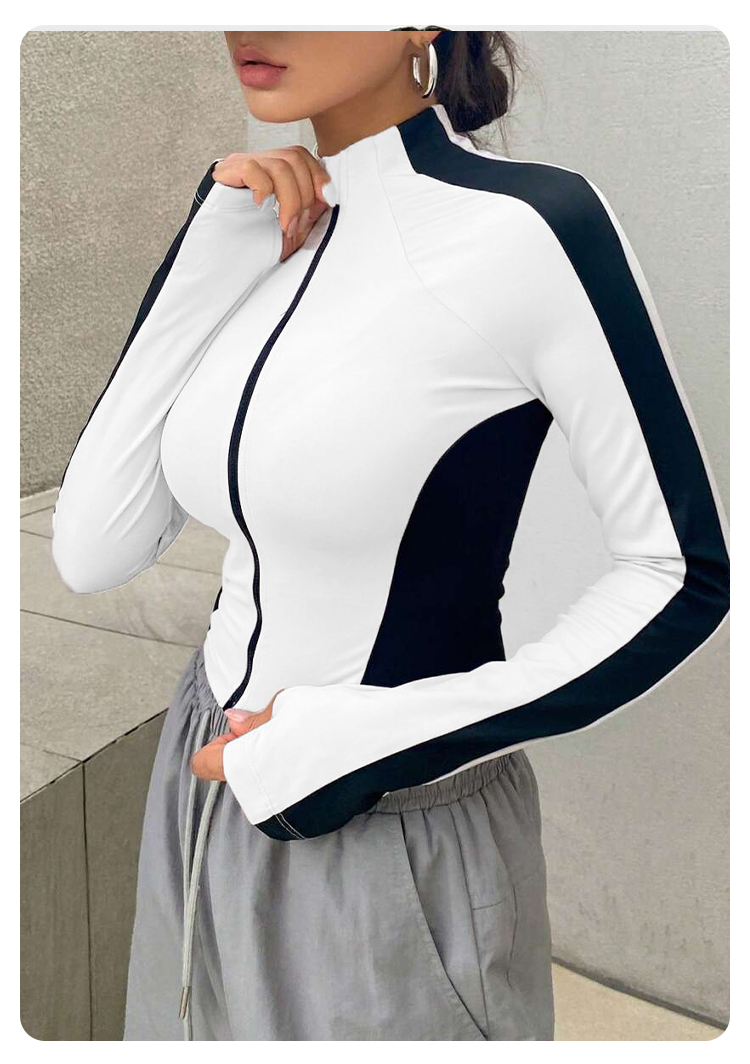 Veste de yoga à col montant, v - Summer Clothing Women avis et prix