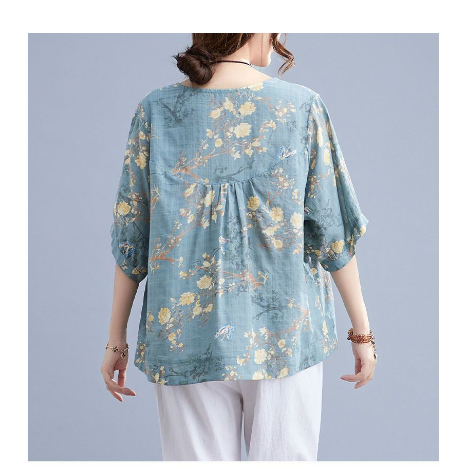 Nouveau T-shirt d'été en coton - Summer Clothing Over 60 avis et prix