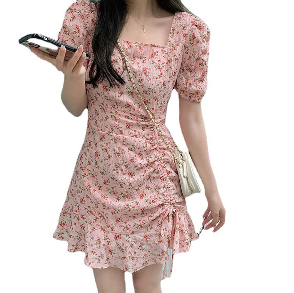 Mini robe à fleurs de style co - Summer Clothing For 60 Year Old Woman avis et prix
