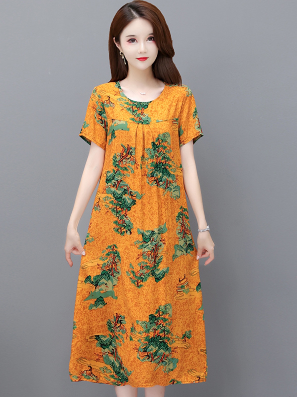 Nouvelle Robe Longue d'Été Gra - Summer Clothing Over 60 avis et prix