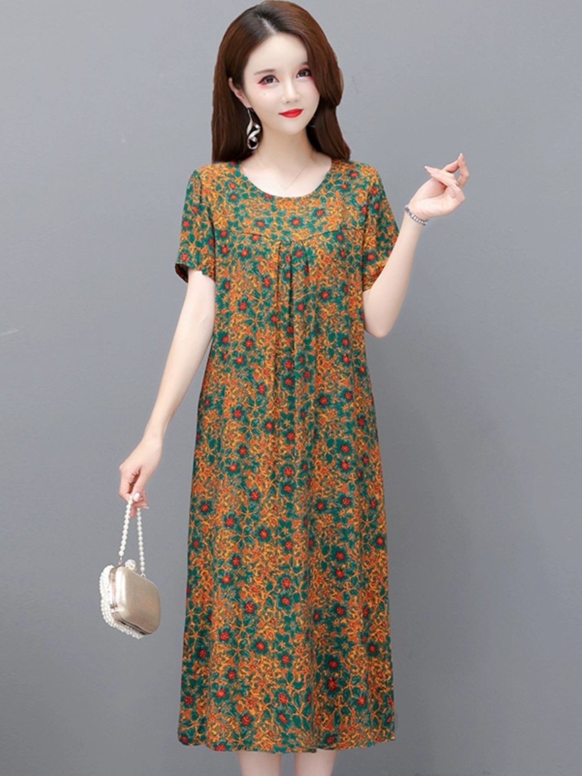 Nouvelle Robe Longue d'Été Gra - Summer Clothing Over 60 avis et prix