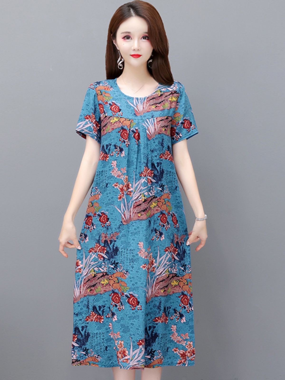 Nouvelle Robe Longue d'Été Gra - Summer Clothing Over 60 avis et prix