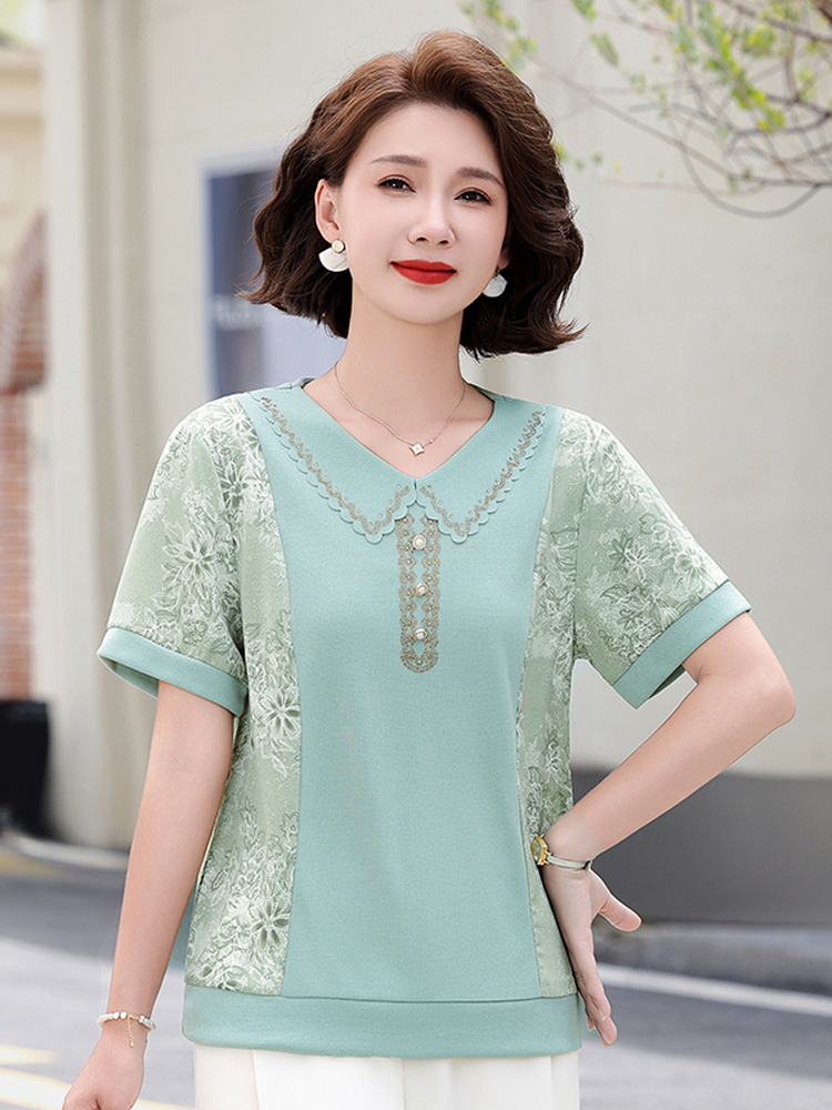 T-shirt tricoté d'été tendance - Summer Clothing Over 60 avis et prix