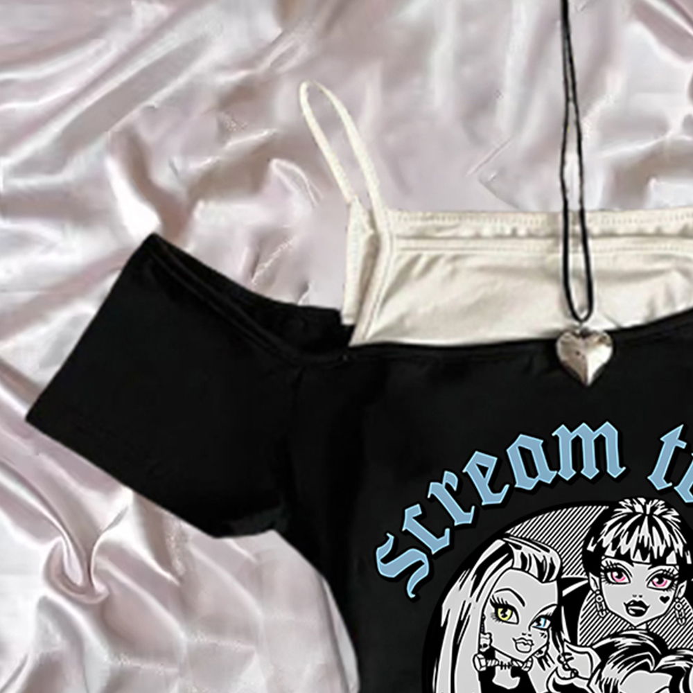 Esthétique Punk Fée Tee kawaii - Summer Clothing Newborn avis et prix