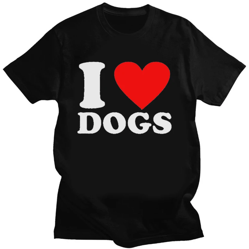 T-shirt « I Love Dogs Music Mi - Summer Clothing Words avis et prix