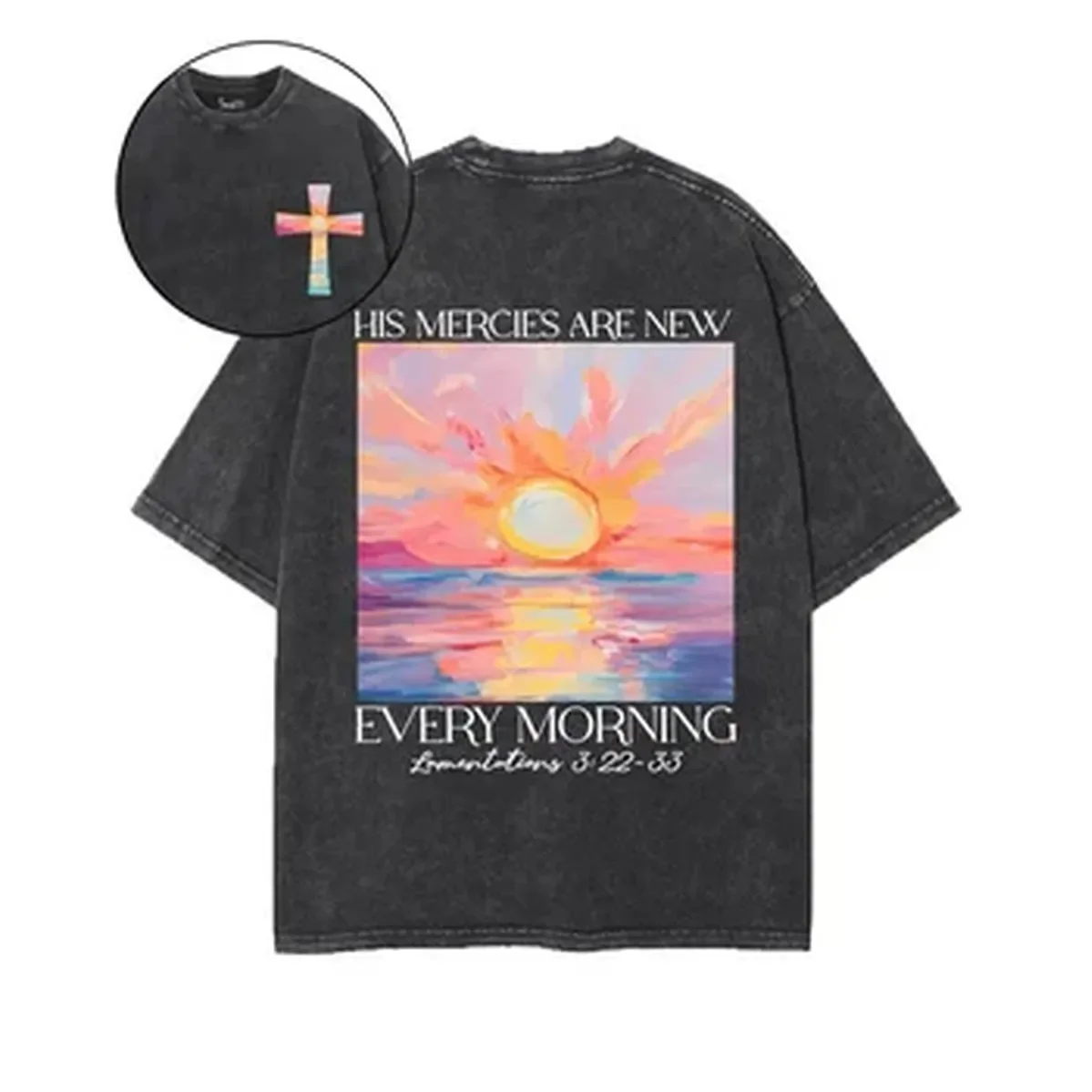 T-shirt esthétique imprimé gra - Summer Clothing Aesthetic avis et prix