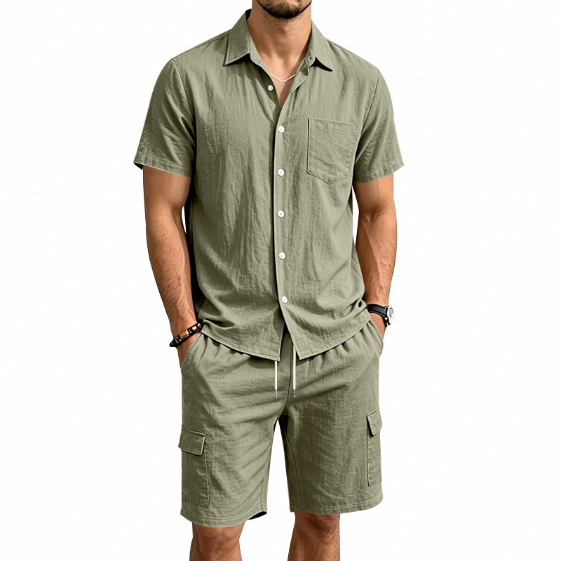 Ensemble deux pièces en lin am - Summer Outdoor Clothing avis et prix