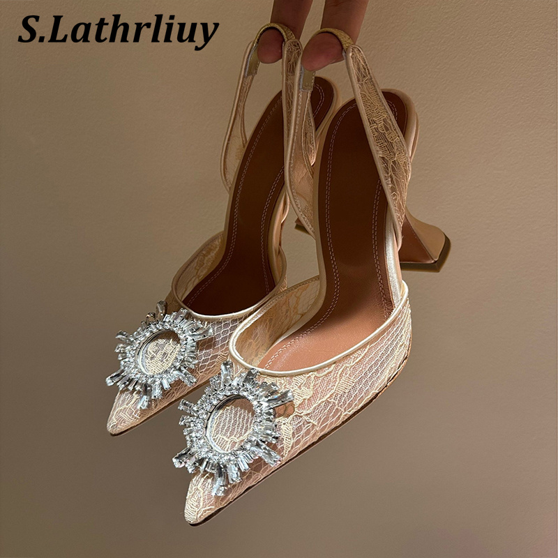 Sandales strass fleur bout poi - Summer Clothing Offers avis et prix
